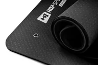 Maty do ćwiczeń - Hop-Sport Mata fitness TPE z otworami 0,8cm - czarna 34751 - miniaturka - grafika 1