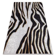 Dywany - Dywan do prania MIRO 52002.807 Zebra antypoślizgowy - krem / czarny beżowy 140x190 cm - miniaturka - grafika 1