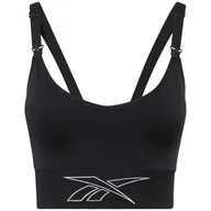 Biustonosze - Damski Stanik sportowy REEBOK S MATERNITY BRA FU2506 – Czarny - miniaturka - grafika 1