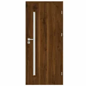 Drzwi wewnętrzne - Skrzydło drzwiowe pokojowe Mati orzech trend 70 prawe Nawadoor - miniaturka - grafika 1