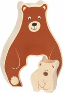 Puzzle - Układanka drewniana Stojący Niedźwiedź Goki - miniaturka - grafika 1