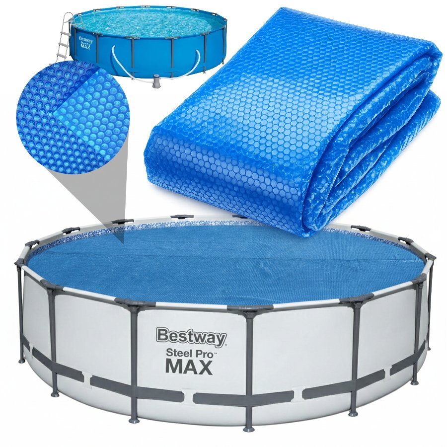 Bestway pokrywa solarna grzewcza termiczna osłona do basenu  steel pro 4,5m