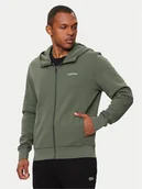 Bluzy męskie - Calvin Klein Bluza K10K111873 Zielony Regular Fit - miniaturka - grafika 1