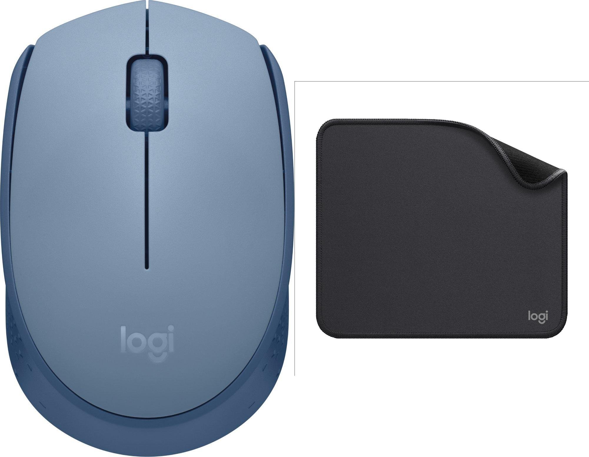 Logitech M171 niebieska 910-006866 + Studio Series - GRAPHITE 956-000049