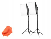 Inne akcesoria studyjne - Zestaw światła ciągłego FreePower 106 50x70cm SET 2400W 5500K ze statywem - miniaturka - grafika 1