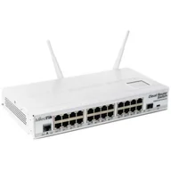 Akcesoria do monitoringu - MIKROTIK CRS125-24G-1S-2HND-IN CLOUD ROUTER SWITCH 600MHZ, 128MB, 24XGE, 1XSFP, 1XMICROUSB, 1XSERIAL -RJ45, L5 - miniaturka - grafika 1