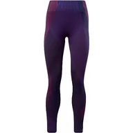 Legginsy - Reebok Damskie legginsy Ubf Myoknit Hr Tight, niebieskie (Vecblu), L, niebieski (Vecblu), L - miniaturka - grafika 1