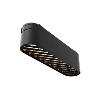 RADITY Basis Grid LED 6W 4000K 90 st 11,6cm lampa czarna do szyn magnetycznych - Lampy pozostałe - miniaturka - grafika 1