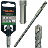 Wiertła - Wiertło Do Betonu Cegły Muru 10X160 Mm Sds Plus Krzyżowe Udarowe Verkatto - miniaturka - grafika 1
