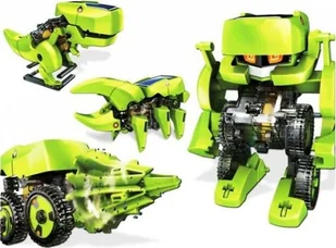 Lean Sport Import LEANToys Robot Solarny 4 w 1 Baterie Słoneczne Dinozaur DIY - Roboty dla dzieci - miniaturka - grafika 1
