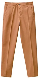 United Colors of Benetton Spodnie damskie 4gd7558s3, brązowy tytoń 9k1, 10, Brązowy tytoń 9k1, 64 - Spodnie damskie - miniaturka - grafika 1