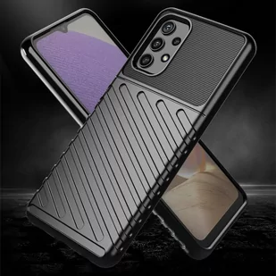 Thunder Case elastyczne pancerne etui pokrowiec Samsung Galaxy A32 4G czarny - Etui i futerały do telefonów - miniaturka - grafika 2