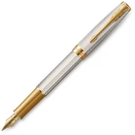 Pióra wieczne - Pióro Wieczne Sonnet  Silver Mistral Stalówka F 18K , Parker - miniaturka - grafika 1
