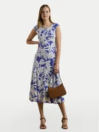Sukienki - LAUREN RALPH LAUREN Sukienka codzienna 200971078001 Niebieski Regular Fit - miniaturka - grafika 1