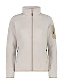 Kurtki damskie - CMP Kurtka polarowa w kolorze beżowym - miniaturka - grafika 1