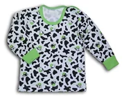 Bluzki damskie - Bluzka Koszulka długi Rękaw KRÓWKA 86 Lena Ciuszki - miniaturka - grafika 1