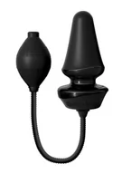 Korki analne - Plug-Inflatable Silicone Butt Plug - miniaturka - grafika 1