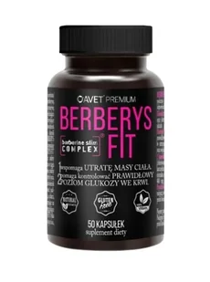Avet Pharma Premium Berberys Fit 50 kapsułek 3738661 - Odchudzanie i oczyszczanie - miniaturka - grafika 1