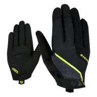 Rękawiczki rowerowe - Rękawiczki rowerowe Ziener Clyo Touch Long black/lemon - miniaturka - grafika 1