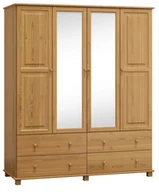Szafy - Szafa sosnowa 4D nr4 S180 olcha - miniaturka - grafika 1
