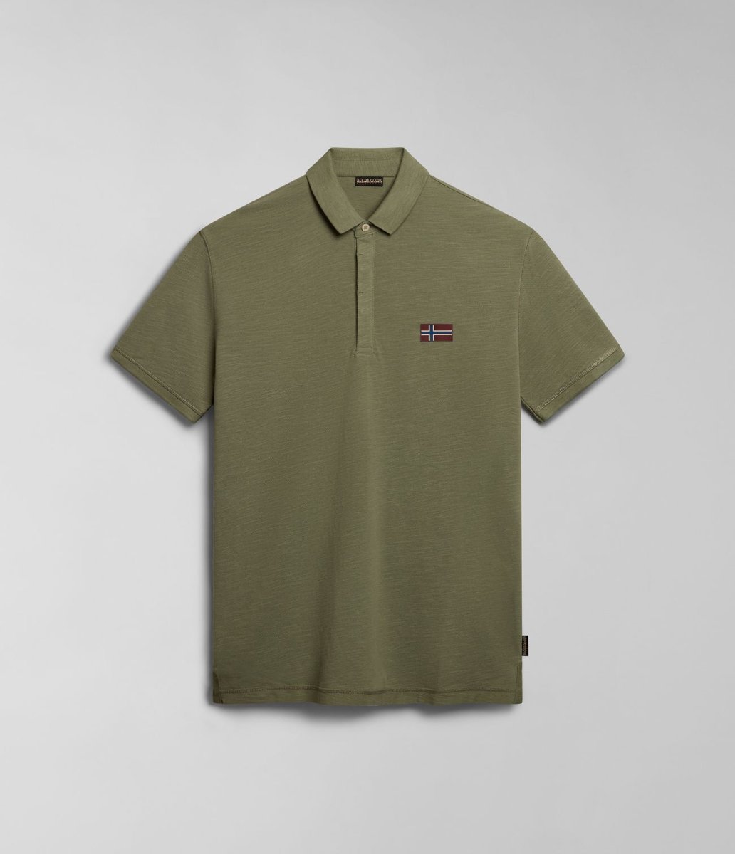 polo uomo napapijri ebea 2 np0a4hpy gae green lichen