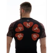 Kimona, stroje i obuwie - MANTO Rashguard Krótki Rękaw Tuff Luv Black - miniaturka - grafika 1