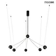 Lampy sufitowe - MOOSEE lampa wisząca OCTO 5 czarna - miniaturka - grafika 1
