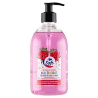 Kosmetyki kąpielowe dla dzieci - Carrefour Soft Mydło w płynie dla dzieci o zapachu truskawki 500 ml - miniaturka - grafika 1