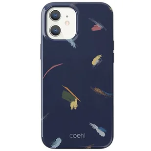 Uniq UNIQ etui Coehl Reverie iPhone 12 mini 5,4" niebieski/prussian blue - Etui i futerały do telefonów - miniaturka - grafika 1