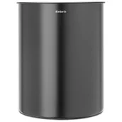 Kosze na śmieci - Brabantia Kosz na papier gładki 15l czarny matowy - miniaturka - grafika 1