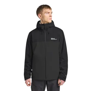 Męska kurtka przeciwdeszczowa Jack Wolfskin WEILTAL 2L JKT M Phantom - S - Kurtki męskie - miniaturka - grafika 1
