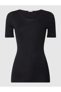 T-shirt z bawełny model Cotton Seamless - Hanro - Koszulki i topy damskie - miniaturka - grafika 1