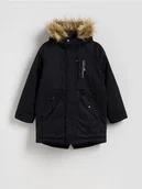 Kurtki i płaszcze dla chłopców - Reserved - Kurtka z kapturem - czarny - miniaturka - grafika 1