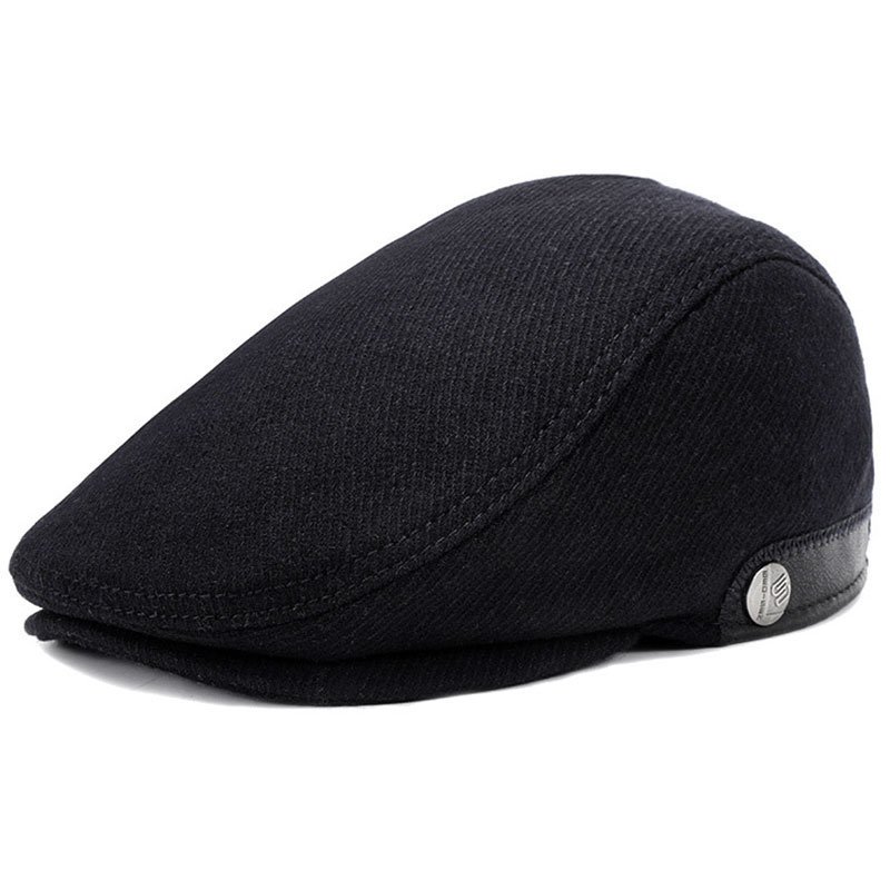 KASZKIET Męski Alessio Stylowy Elegancki FLAT CAP Jesień Zima Czapka RETRO