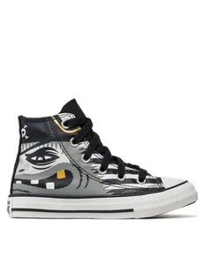 Converse Trampki Chuck Taylor All Star Pirates 372729C Szary - Buty dla chłopców - miniaturka - grafika 1