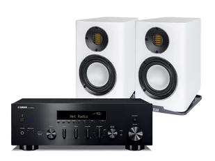 Yamaha R-N600A (czarny) + Carina BS243.4 (biały) - Zestawy stereo - miniaturka - grafika 1