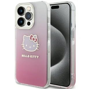 Etui Hello Kitty IML Gradient Electrop Kitty Head na iPhone 13 Pro Max - różowe - Etui i futerały do telefonów - miniaturka - grafika 1