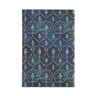 Paperblanks Blue Velvet Notes Blue Velvet Flexi Midi linia - Notesy i bloczki - miniaturka - grafika 1