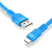Kable USB - Kabel USBA-USBC eXc WHIPPY Pro 0.9m rozlany cyan - miniaturka - grafika 1