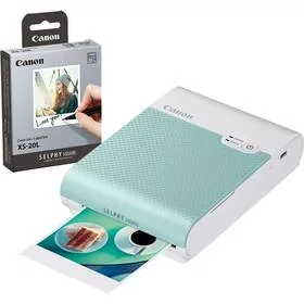 Drukarka Drukarka do zdjęć Canon Selphy Square QX10 + papíry 20 ks Zielona - Drukarki - miniaturka - grafika 1