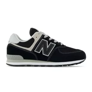 Buty New Balance Jr GC574EVB czarne - Buty dla dziewczynek - miniaturka - grafika 1