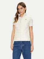 Kamizelki damskie - Guess Jeans Bezrękawnik W5RN55 WHAB2 Écru Regular Fit - miniaturka - grafika 1