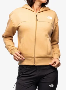 Bluza damska The North Face Essential FZ Hoodie - almond butter - Bluzy sportowe damskie - miniaturka - grafika 1