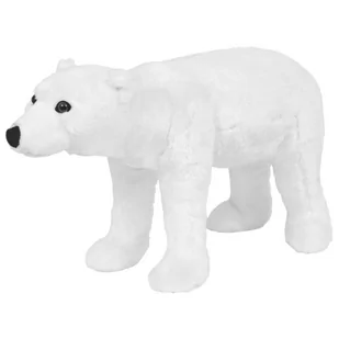vidaXL vidaXL Pluszowy niedźwiedź polarny, stojący, biały, XXL - Maskotki i pluszaki - miniaturka - grafika 1