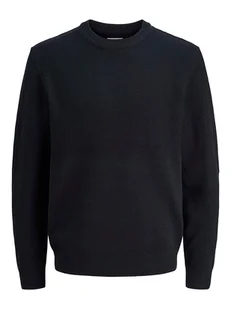Jack & Jones Sweter w kolorze czarnym - Swetry męskie - miniaturka - grafika 1