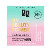 Kremy do twarzy - Oceanic AA My Beauty Power Niacynamid 5% rewitalizujący krem-koncentrat na noc 50 ml - miniaturka - grafika 1