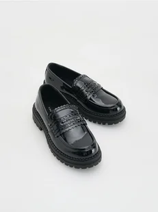 Reserved - Lakierowane loafersy - czarny - Buciki dla niemowląt - miniaturka - grafika 1