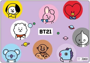 LINE FRIENDS BT21 - Podkładka na biurko (49.5x34.5 cm) - Podkładki na biurko - miniaturka - grafika 1