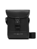 Nerki - Tommy Hilfiger Saszetka Th Modern Flap Mini Reporter AM0AM13940 Czarny - miniaturka - grafika 1
