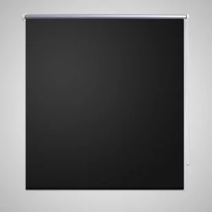vidaXL vidaXL Roleta okienna zaciemniajca czarna 80 x 175 cm - Rolety - miniaturka - grafika 1
